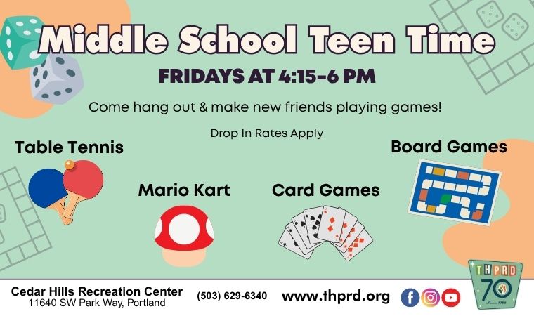 Middle School Teen Time